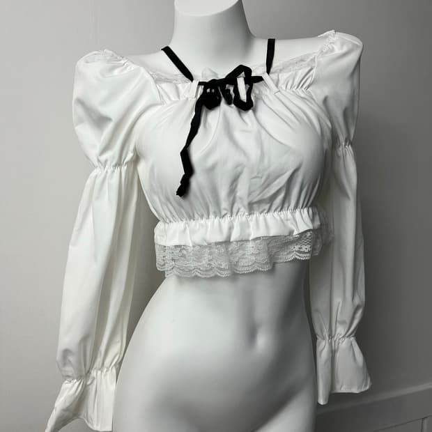 Audrey 레이스 블라우스