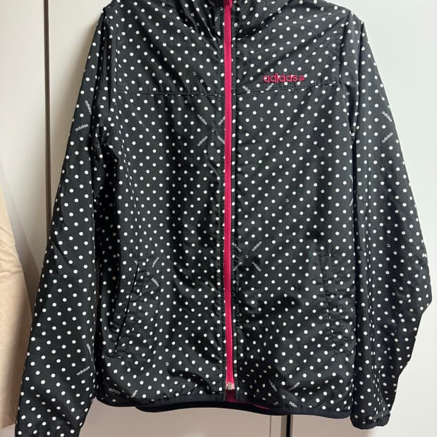 아디다스 도트 바람막이 