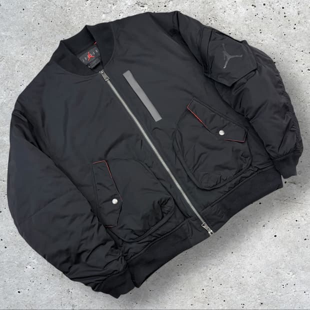 [2XL] 조던 블랙 봄버 자켓 AIR JORDAN B558