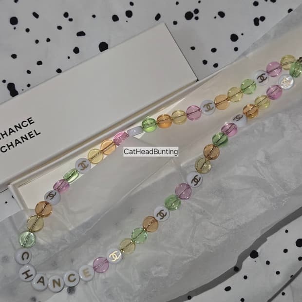 샤넬 정품 핸드폰 스트랩 새상품+박스○