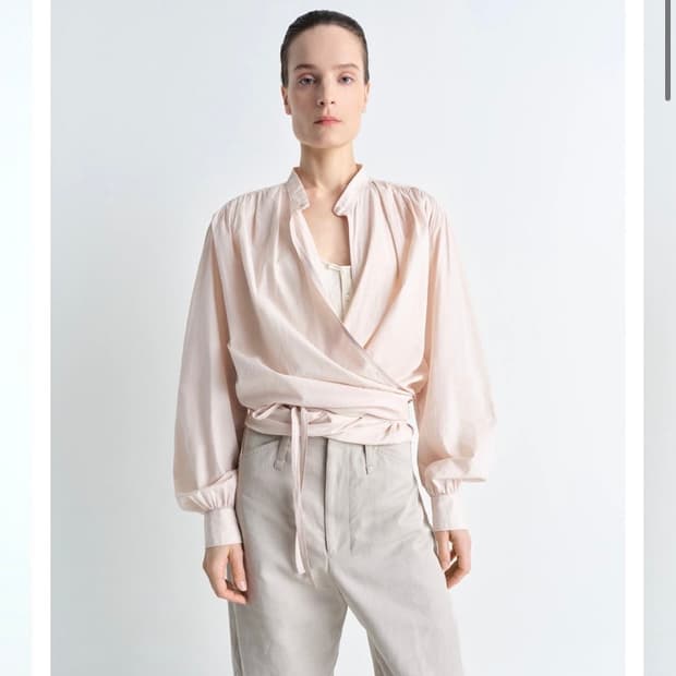 Lemaire wrap blouse