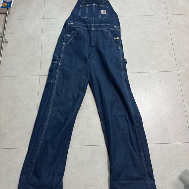 칼하트 데님 오버롤 30x32