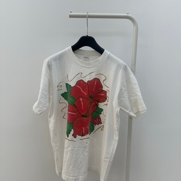 90s 후르츠오브더룸 빈티지 프린팅 티셔츠 USA