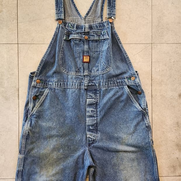 빅벤 데님 오버롤