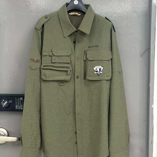 블랙야크 1973 밀리터리 셔츠 100