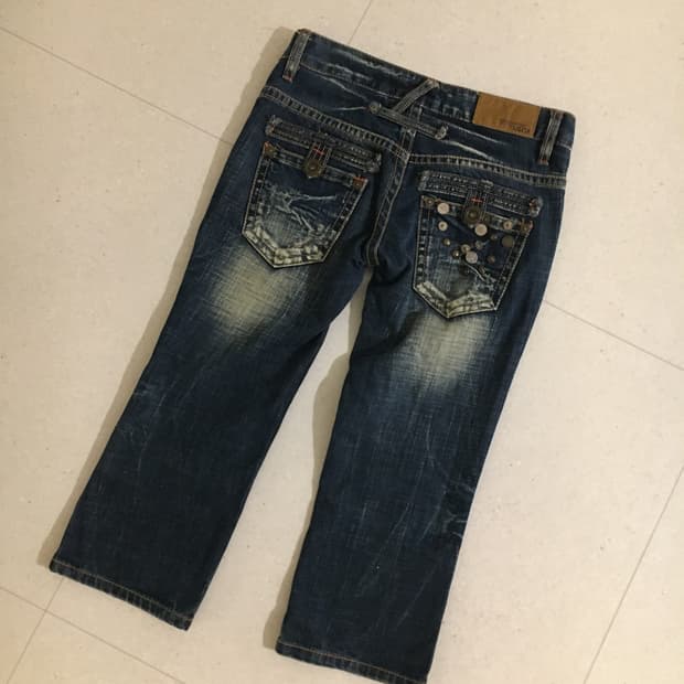 빈티지 카프리 데님 팬츠 LOLITA JEANS