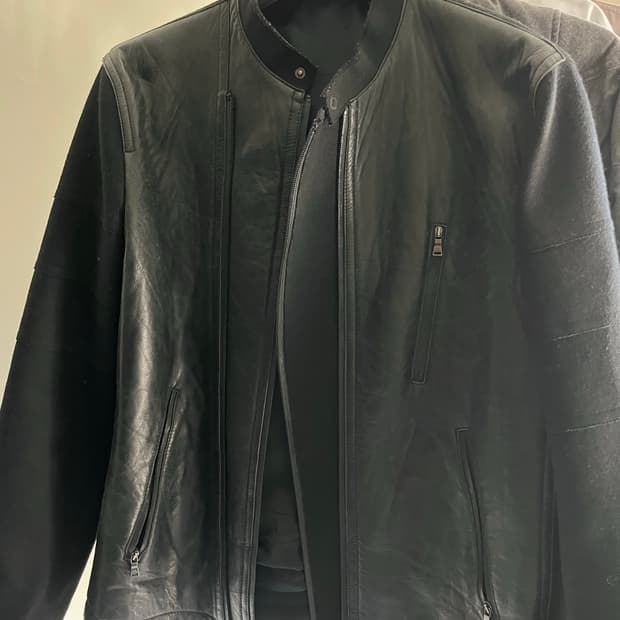 Neil Barrett 투웨이 가죽 집업