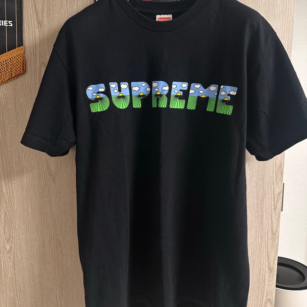 슈프림 16SS 마리오로고 폰트 티셔츠 L