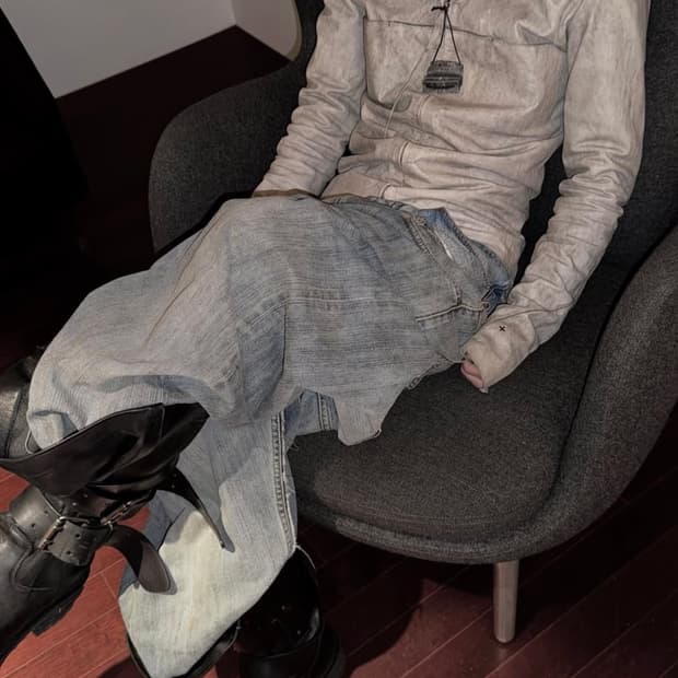 M.a+ maurizio amadei 13ss 카우스킨 레더자켓