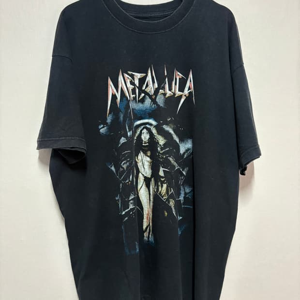 [L-XL] Metallica 부트렉 반팔 티셔츠