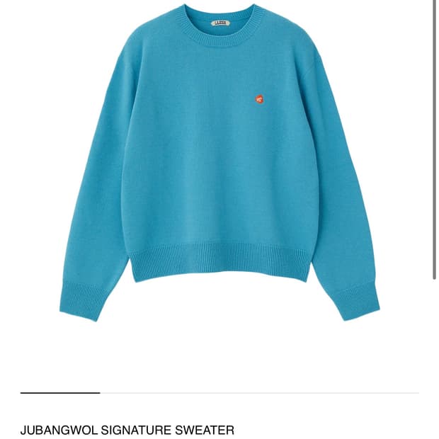 LLEGE (리지) / JUBANGWOL 시그니처 스웨터 / M