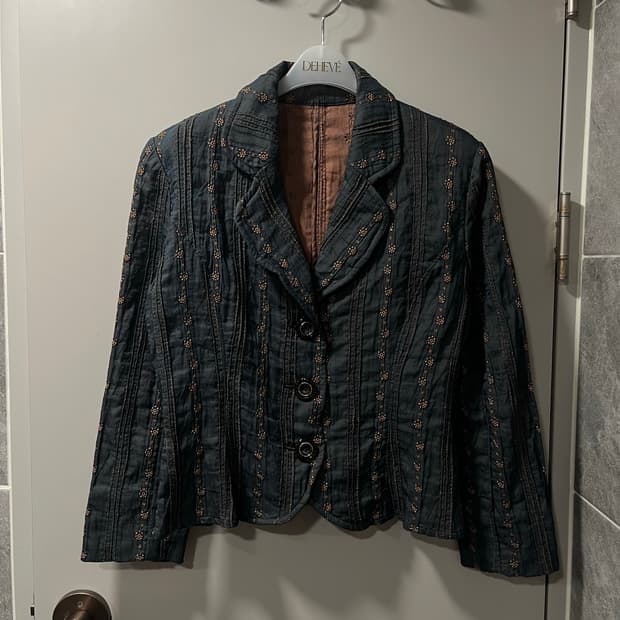 빈티지 엔틱 무드 자수 자켓