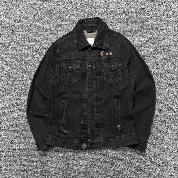 Name : 디젤 스펠아웃 후면로고 멀티포켓 데님 자켓 :) 