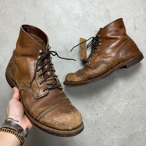 OG USA Made 레드윙 8111 아이언레인저 하드에이징