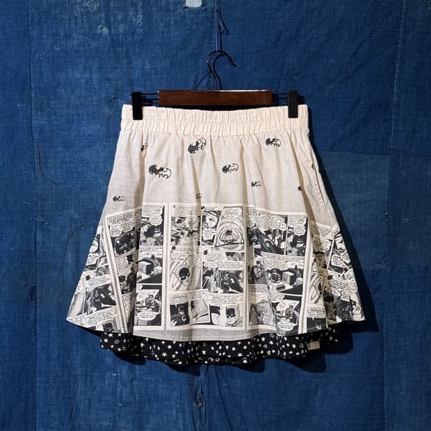 26-28inch ) JPN Batman Comic Skirt