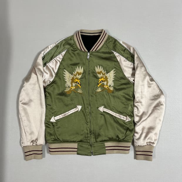 [M] 브론슨 리버시블 수베니어 자켓 스카쟌