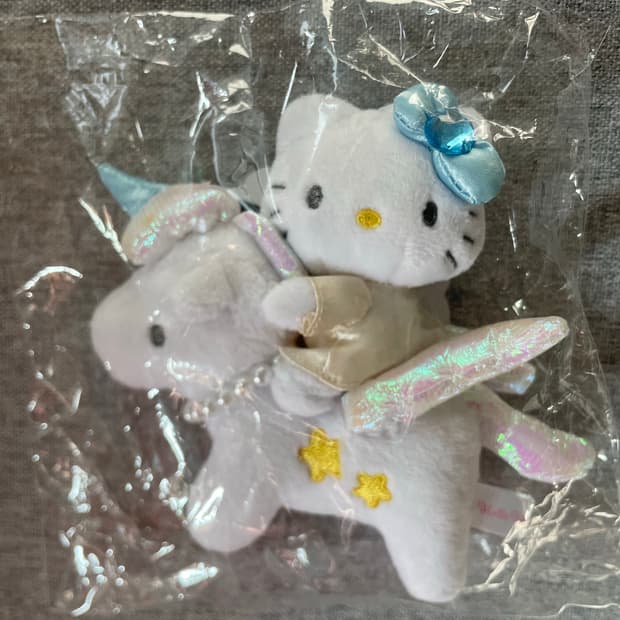 산리오 판타지시리즈 유니콘 페가수스 키티 마스코트 인형