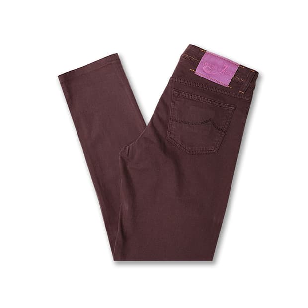 야콥 코헨 [Jacob Cohen] 버건디 몰스킨 J688 테일러드 진