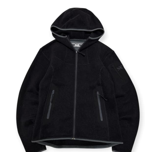 아크테릭스 커버트 블랙 후드 자켓