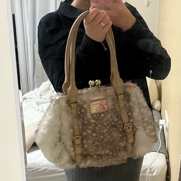 갸루깔 세실맥비 빈티지 퍼 가방