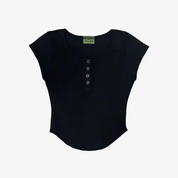 플리즈노팔로우 jenny snap top (black)