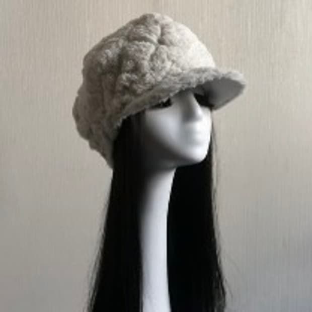 빈티지 fur cap 갸루 퍼모자