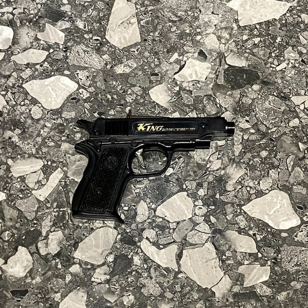 KING AUTOMATIC 100 SHOTS Vintage Toy Gun