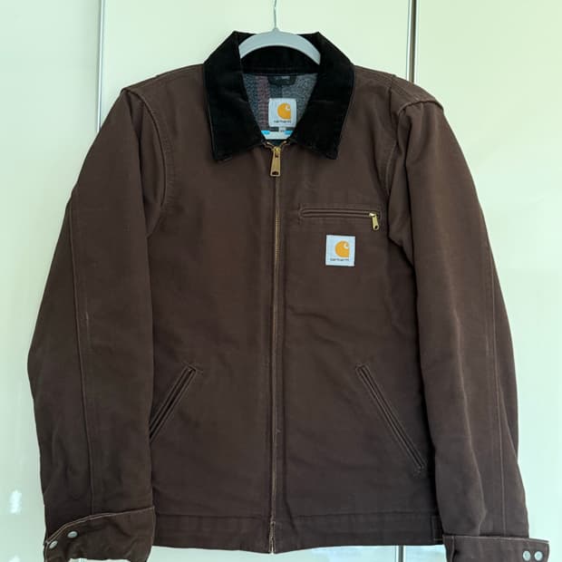 칼하트 디트로이트 자켓 블랭킷 라인