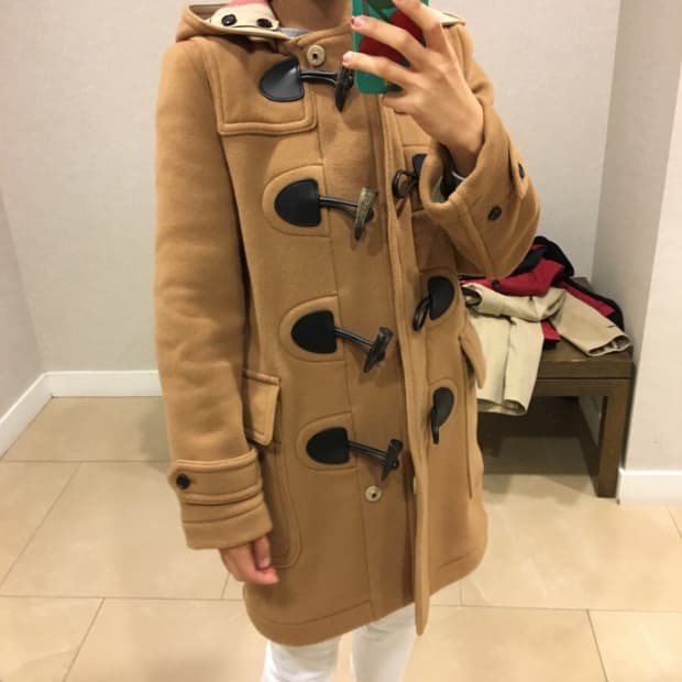 버버리 떡볶이 코트 