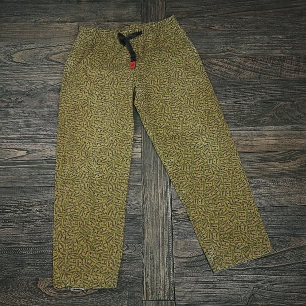 그라미치 X 해브어굿타임 멀티 패턴 루즈 테이퍼드 팬츠 M16488