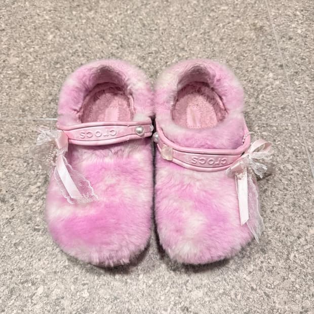 (240) 크록스 퍼슈어 발레리나 핑크