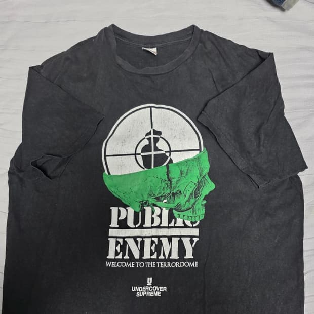 슈프림 언더커버 퍼블릭에너미 XL