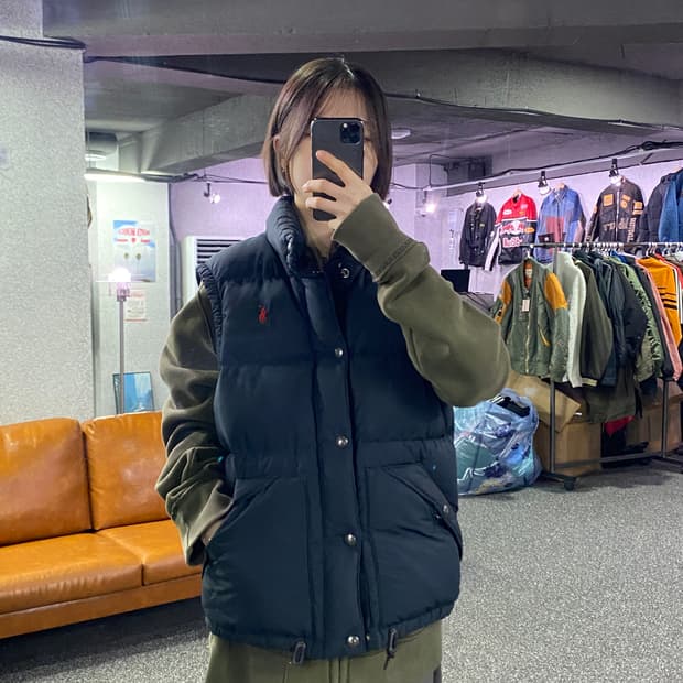 폴로 랄프로렌 레드포니 패딩 베스트 B3475