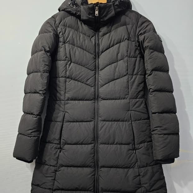 노스페이스 여성 구스다운 롱패딩 ~55