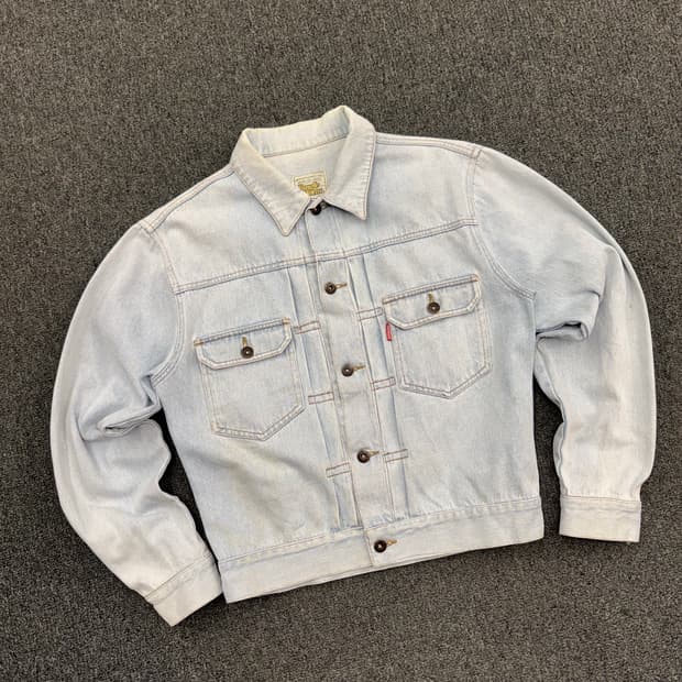L)Jungle Storm 빈티지 2st 연청 데님자켓