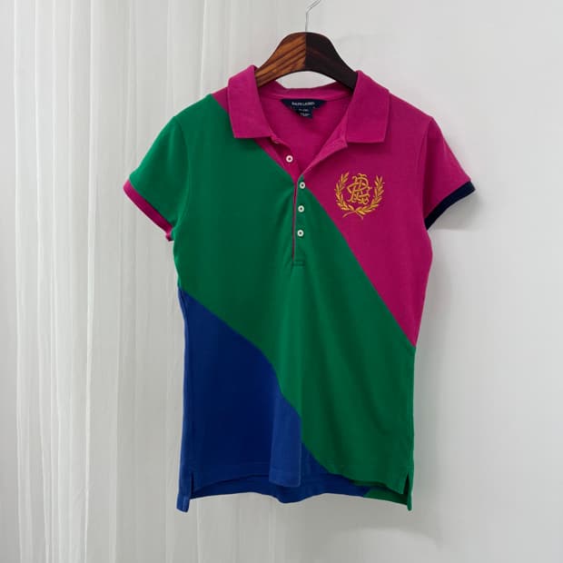 폴로랄프로렌 Polo Ralph Lauren 슬림핏 피케 반팔티셔츠