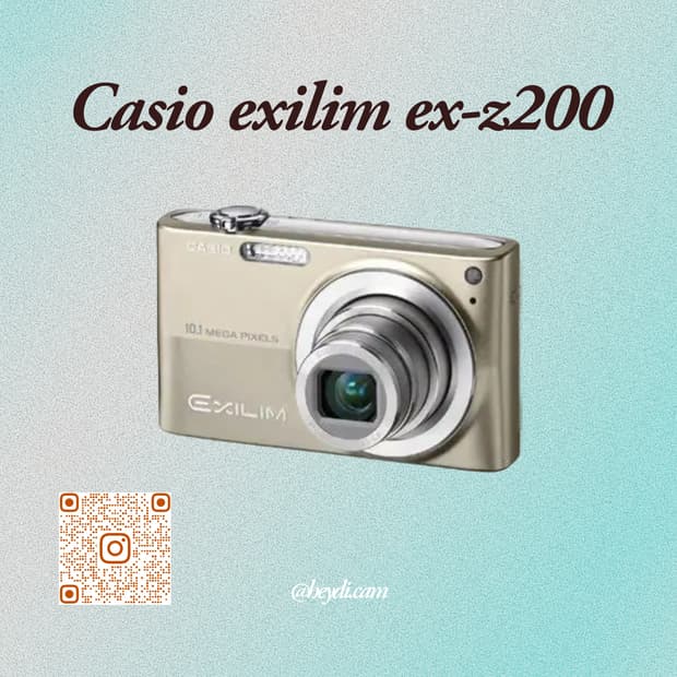 미품) 카시오 Exilim EX-Z200 골드