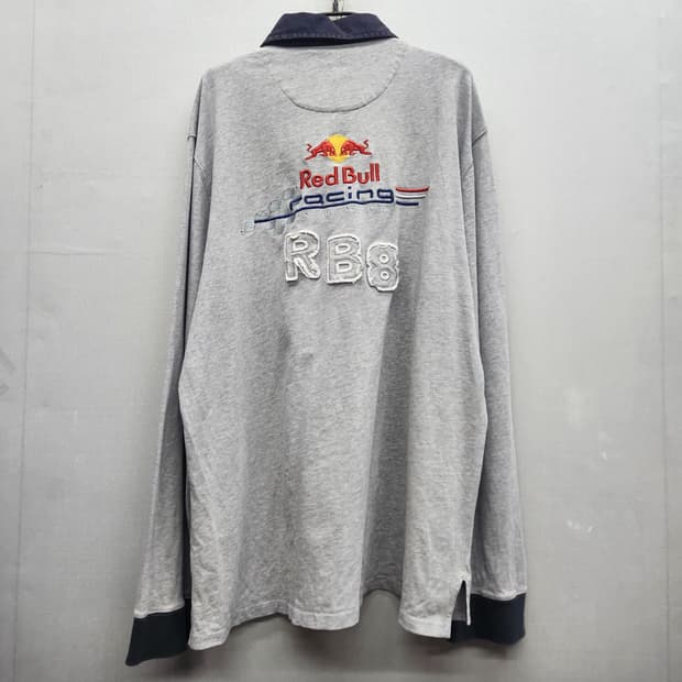 레드불 레이싱 빈티지 로고 PK 긴팔티 XXL(2XL)
