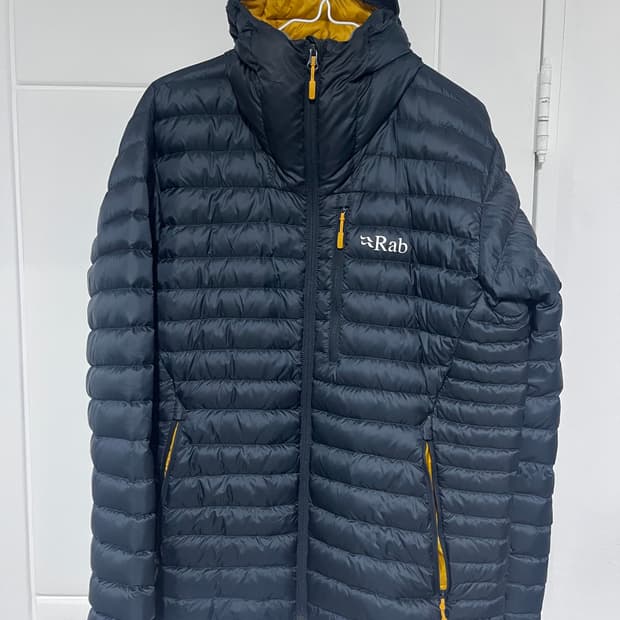 [M] rab 알파인 자켓 경량패딩 벨루가