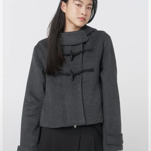 미세키서울 숏코트 차콜