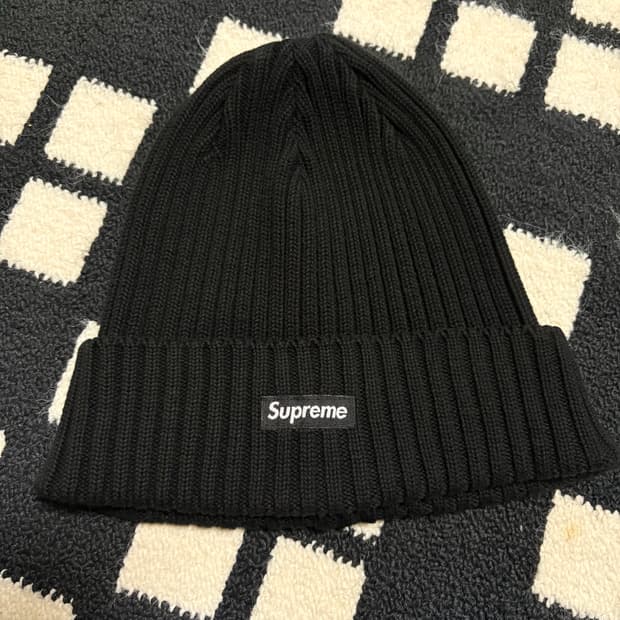 슈프림 오버다이드 비니 블랙