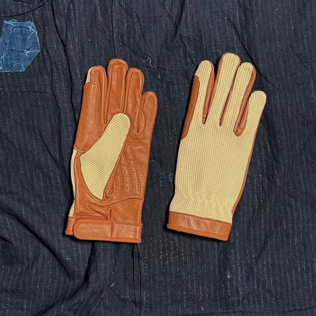 와플 & 레더 장갑 S