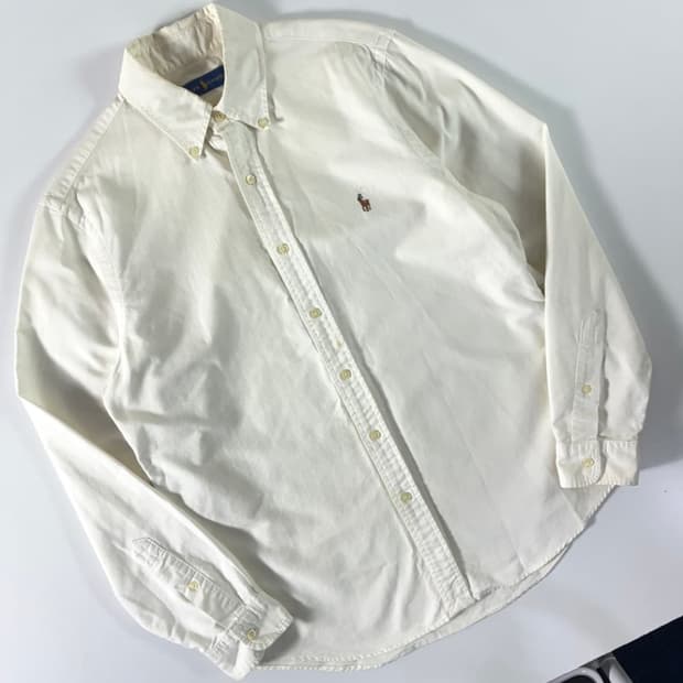Polo 폴로 랄프로렌 화이트 옥스포드 셔츠