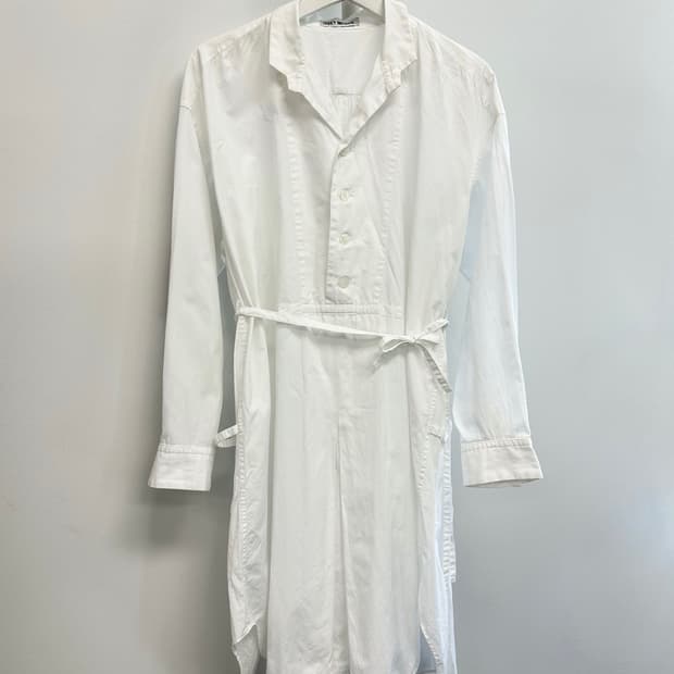 이세이미야케 아카이브 레이스업 셔츠 원피스