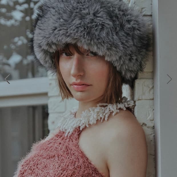 포에지담 니트퍼 버킷햇