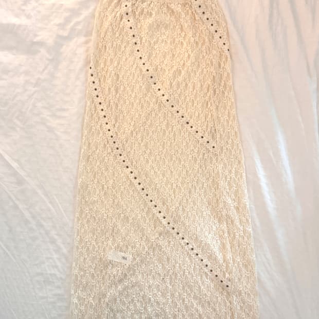 ZARA 보헤미안 레이스 롱 스커트
