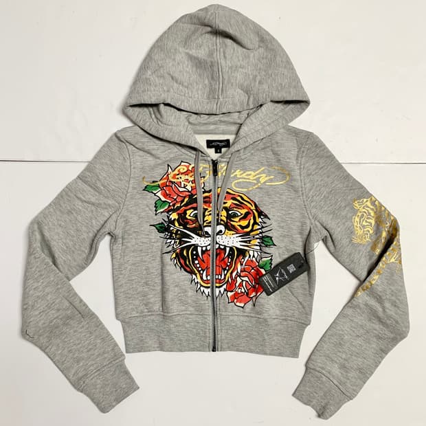 [새제품S] 에드 하디 후드집업