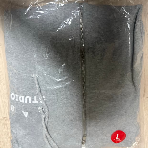 [L]아이앱 스튜디오 후드집업 그레이 22fw