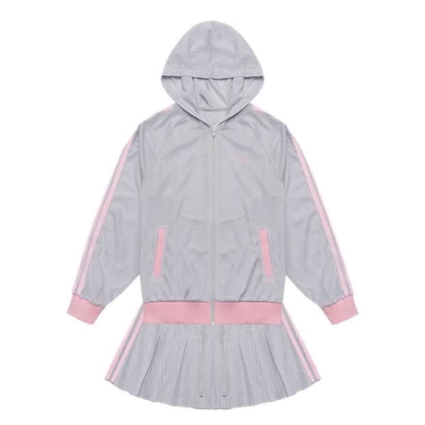 퍼피북클럽 Mesh Zip-up Set grey