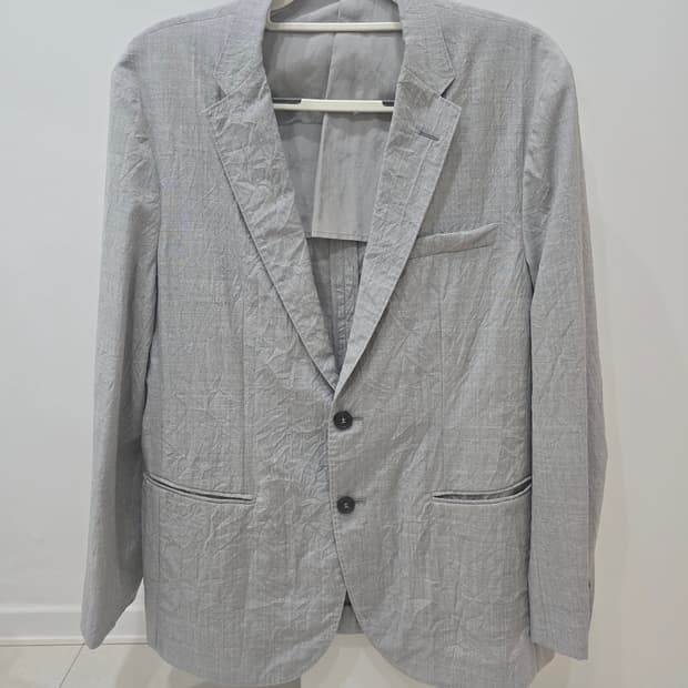 엠포리오 아르마니 그레이 여름 블레이저